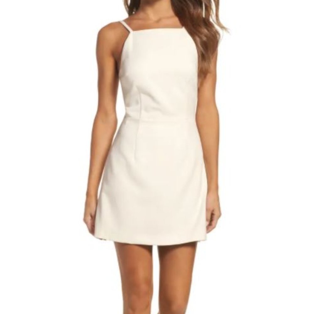 French Connection Whisper Square Neck White XXS US 2